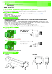 Thumbnail of document Manual - EE150 HVAC Humidity/Temperature Transmitter